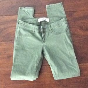 Forrest green hollister jeans
